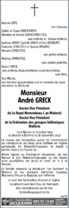 Monsieur André GRECK