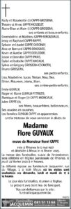 Madame Flore GUYAUX