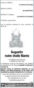 Faire-part - Augustin