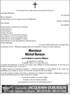Monsieur Michel RENSON