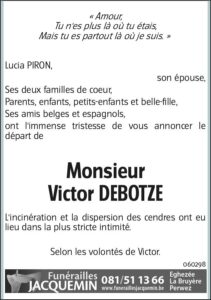 Monsieur Victor DEBOTZE