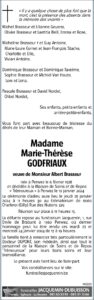 Madame Marie-Thérèse Godfriaux